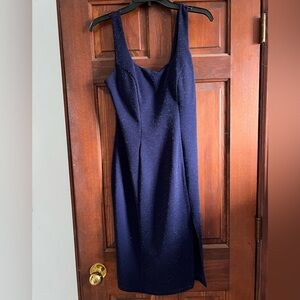 Sequin Hearts Navy Sparkle dress